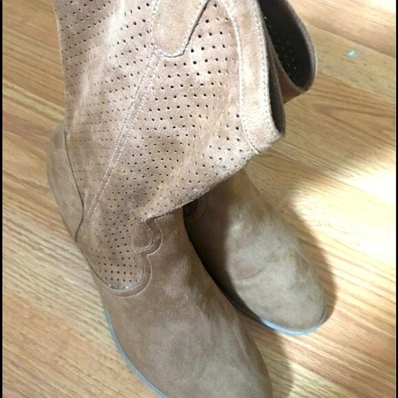 American Cowboy SUEDE Boots Size 11 - Picture 2 of 8